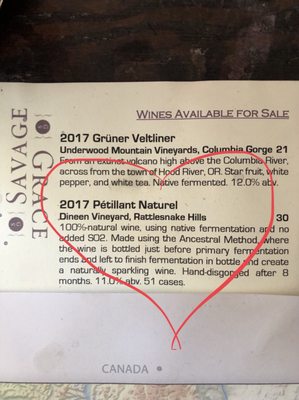 Savage Grace Wines by null