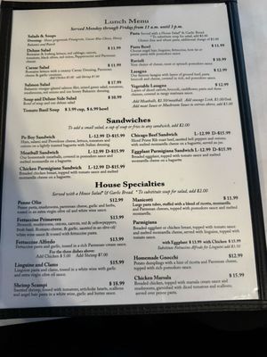 Menu photo 1 Lasagna House - Westheimer Rd Houston, TX Menu photo 1 Lasagna House - Westheimer Rd Houston, TX