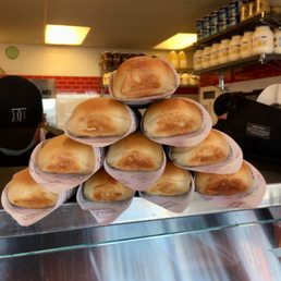Love the look of stacked bread