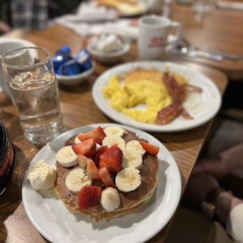 Denny's - Double Berry Pancake Breakfast - American Near Me - San Jose, California Denny's - Double Berry Pancake Breakfast - American Near Me - San Jose, California