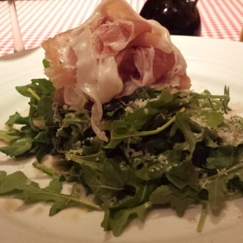 Arancino - Arugula and procuitto salad - ask for dressing on the side. Tomato surprise under the procuitto! - Italian Near Me - Honolulu, Hawaii Arancino - Arugula and procuitto salad - ask for dressing on the side. Tomato surprise under the procuitto! - Italian Near Me - Honolulu, Hawaii