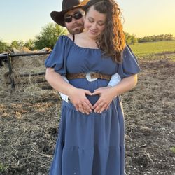 All About U Salon, Spa & Boutique - Maternity photos after haircut