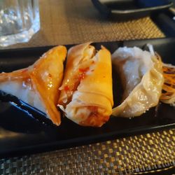 Sushi Time - Jiaozi and spicy crepes starters