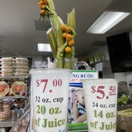 Nuoc Mia (sugarcane juice) prices