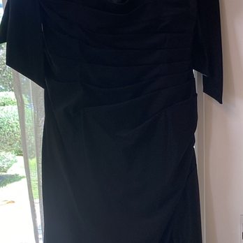 Galvez Fashions - Black off the shoulder, elegant scalloped middle front area and rear area gives your body amazing curves - Women's Clothing Near Me - Los Angeles, California