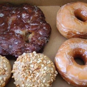 Sunrise Doughnuts - Apple fritter, glazed donuts and peanuts with maple glazed. - Bakeries Near Me - Bloomington, Minnesota