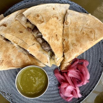 Tenfold Rooftop - Steak Quesadilla - Cocktail Bars Near Me - San Antonio, Texas