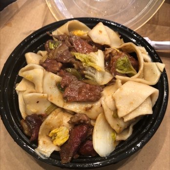 Old Xi'an - Spicy Cumin Lamb Hand-Ripped Noodles Tray - Chinese Near Me - New York, New York Old Xi'an - Spicy Cumin Lamb Hand-Ripped Noodles Tray - Chinese Near Me - New York, New York