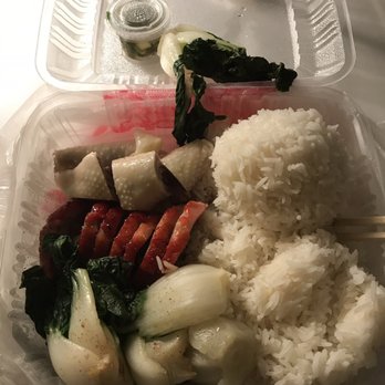 Ming Tasty - BBQ pork and chicken rice plate - Chinese Near Me - Sunnyvale, California