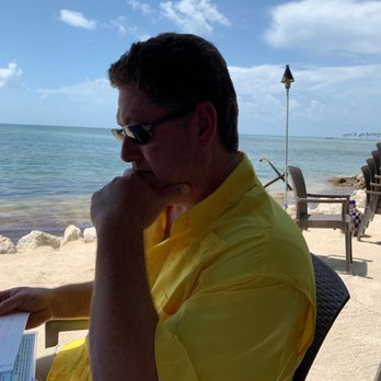 Lazy Days Restaurant - Outside patio area Right on water!! - Seafood Near Me - Islamorada, Florida
