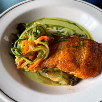 Place Pigalle - Salmon special of the day - French Near Me - Seattle, Washington