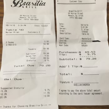 Brasilia Grill - This place is the WORST! Staff very rude. Manager worse. Added tip even though 2 of us cause they knew they were assholes. - Brazilian Near Me - Newark, New Jersey Brasilia Grill - This place is the WORST! Staff very rude. Manager worse. Added tip even though 2 of us cause they knew they were assholes. - Brazilian Near Me - Newark, New Jersey