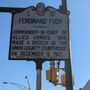 Photo of Ferdinand Foch Historical Marker