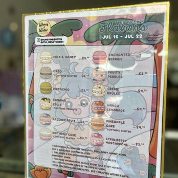 Honey & Butter Macarons - As of 07/2026 - Macarons Near Me - Irvine, California Honey & Butter Macarons - As of 07/2026 - Macarons Near Me - Irvine, California