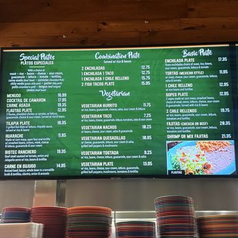 Las Cazuelas - Menu part 1 as of 11/2025 - Mexican Near Me - Seaside, California