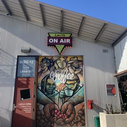 a mural on the side of a building
