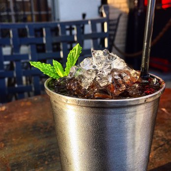 Catch 22 - Mint Julep on the patio - Cocktail Bars Near Me - Tuscaloosa, Alabama
