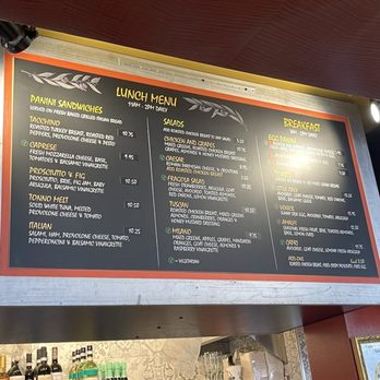 Caffe Italia - Menu - Coffee & Tea Near Me - San Diego, California