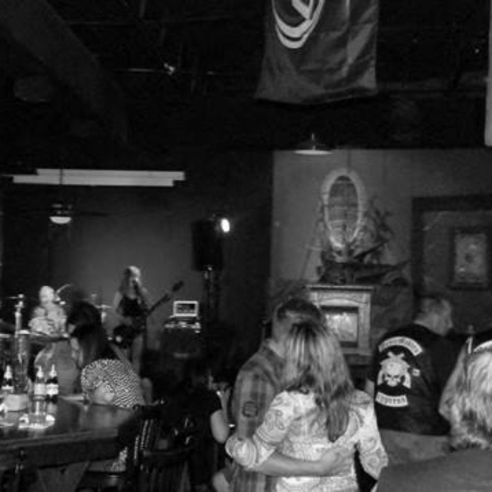Stage to the left. Bar to the right. Busy Friday night at Bedrock Tavern Stage to the left. Bar to the right. Busy Friday night at Bedrock Tavern