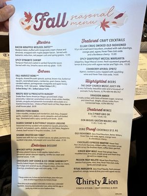 Menu photo 5 Thirsty Lion - Chandler Chandler, AZ Menu photo 5 Thirsty Lion - Chandler Chandler, AZ
