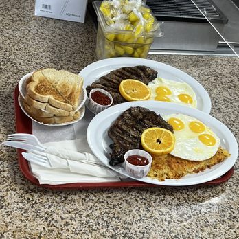 Troy's Burgers - Steak and Eggs Breakfast Plate (tasty) - Burgers Near Me - Los Angeles, California Troy's Burgers - Steak and Eggs Breakfast Plate (tasty) - Burgers Near Me - Los Angeles, California