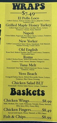 Menu photo 3 Moe's Deli Sebastian, FL