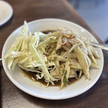 Holy Khao - papaya salad medium spicy - Laotian Near Me - Garland, Texas