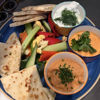 Mia’s - Mezze Platter - Mediterranean Near Me - Solana Beach, California