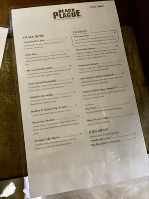 Menu photo 1 BLACK PLAGUE Brewing Oceanside, CA