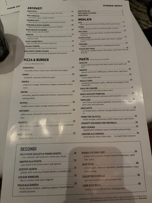 Menu photo 1 Vivace Ristorante Belmont, CA Menu photo 1 Vivace Ristorante Belmont, CA