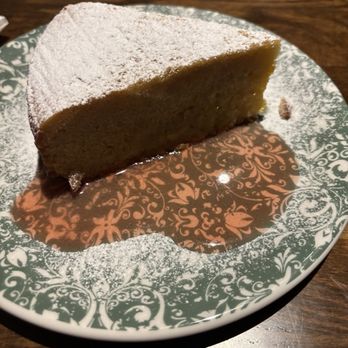 Mullett’s - Homemade GF olive oil cake with blood orange sauce - Cocktail Bars Near Me - Mt Lebanon, Pennsylvania