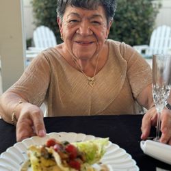 Your Sous Chef. Personal Chef & Caterer - Guest of honor with her iceberg salad.