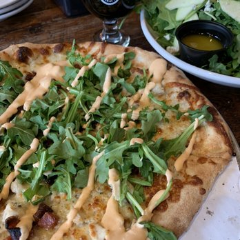 Masthead Brewing - Chicken bacon ranch pizza and Ohio apple salad - Breweries Near Me - Cleveland, Ohio Masthead Brewing - Chicken bacon ranch pizza and Ohio apple salad - Breweries Near Me - Cleveland, Ohio