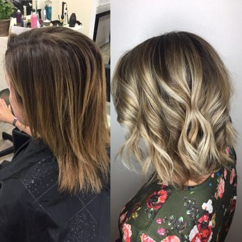 Shine Twentynine - Side view, before & after // Maggje Walker - Hair Salons Near Me - Indianapolis, Indiana