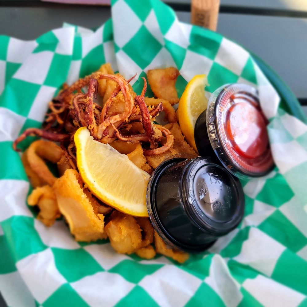 Tognazzini's Dockside Too - fried calamari - Seafood Near Me - Morro Bay, California Tognazzini's Dockside Too - fried calamari - Seafood Near Me - Morro Bay, California