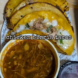 Chicken Birria Tacos