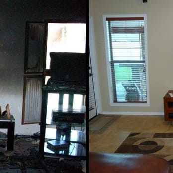 Fortress General Contracting, Inc - 2009 Fire & Smoke Restoration Project (Living Room) - Fortress General Contracting, Inc. - General Contractors Near Me - Tempe, Arizona