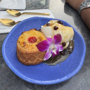 LITA - Pineapple upside down cake with coconut gelato - Caribbean Near Me - Walnut Creek, California