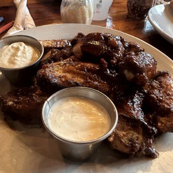 Martin City - Baked barbecue chicken wings...cooked perfect! - Pizza Near Me - Overland Park, Kansas