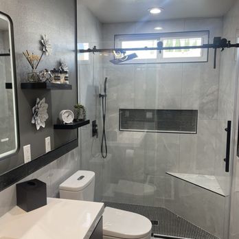 Falcone Custom Tile - Finished tile work by Mike of Falcon Tile - General Contractors Near Me