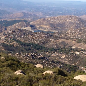 Mount Woodson Trail - Hiked from the bottom at the lake to the top of this mountain.. Crazzzzzyy - Hiking Near Me - Poway, California