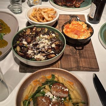 Urbangrub - Scallops, Brussels, Mac and cheese and steak - Southern Near Me - Nashville, Tennessee