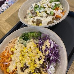 Won Kitchen - Knoxville - Examples of how each rice bowl can be customized to meet each one's expectations