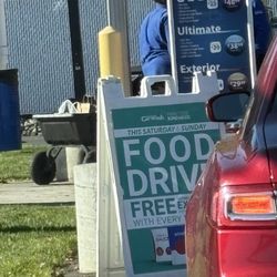Food drive car wash line