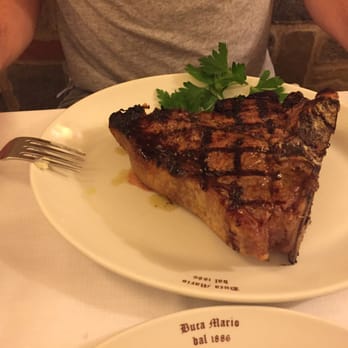 Buca Mario - T-bone steak florentine for one - Tuscan Near Me - Florence, FI Buca Mario - T-bone steak florentine for one - Tuscan Near Me - Florence, FI