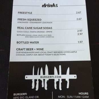BurgerFi - Drinks - Hot Dogs Near Me - Jacksonville, Florida