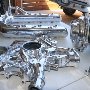 The Polishing Shop - Front engine cover,turbo,oil bowl,Odawg Intake manifold - Auto Detailing Near Me - Oxnard, California
