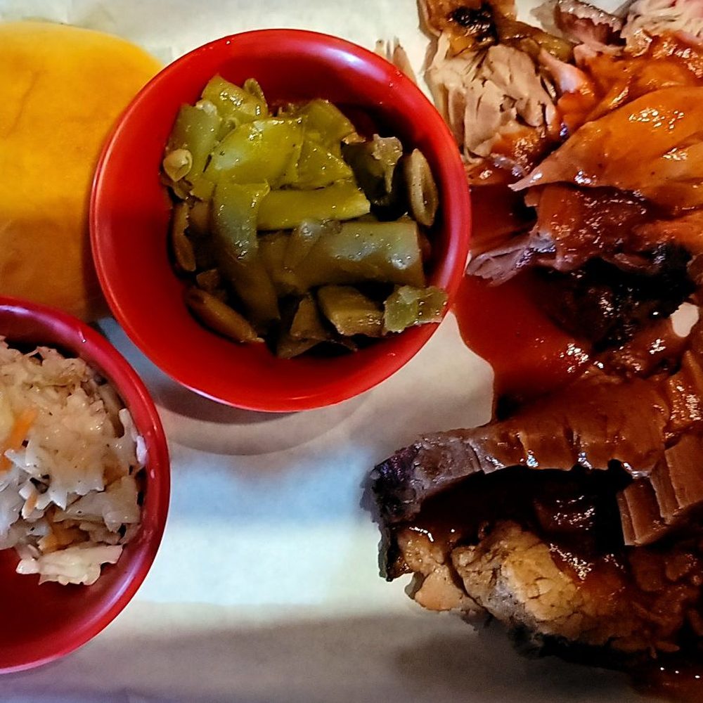 Brisket and pulled pork
