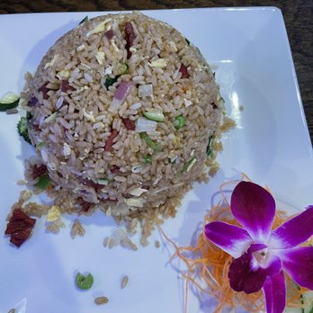 Yummy Asian cuisine - Pork fried rice with extra vegetables - Asian Fusion Near Me - Palmer, Massachusetts