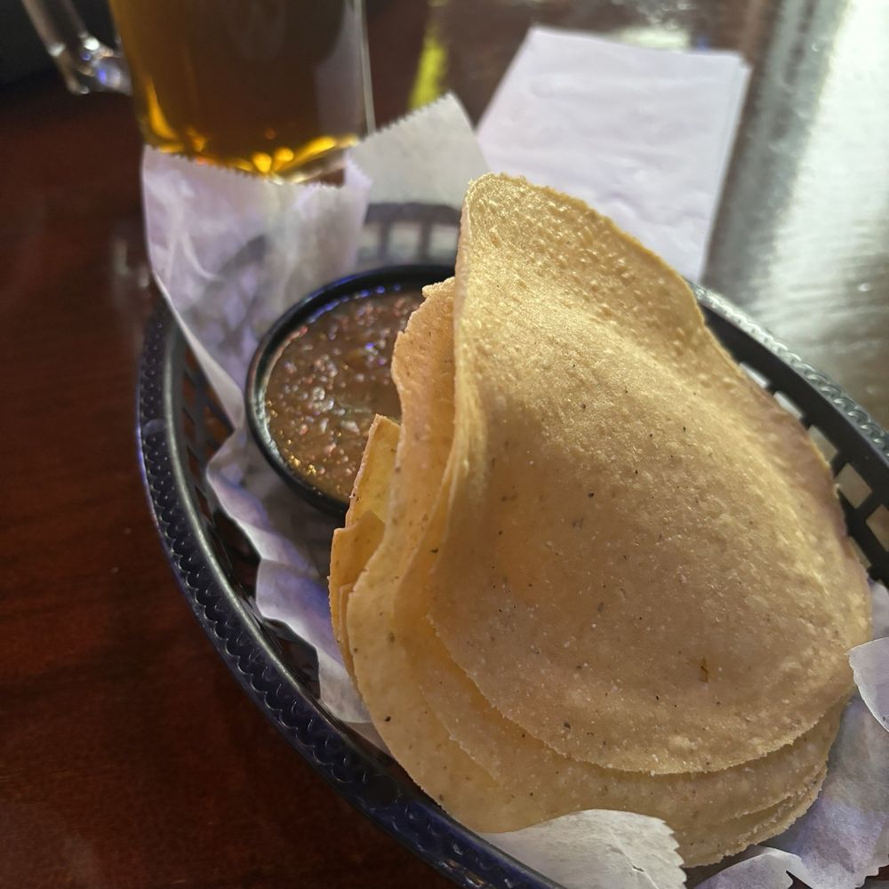 Super Mex - Chips and salsa. Chips are whole tortillas - Mexican Near Me - Fullerton, California Super Mex - Chips and salsa. Chips are whole tortillas - Mexican Near Me - Fullerton, California